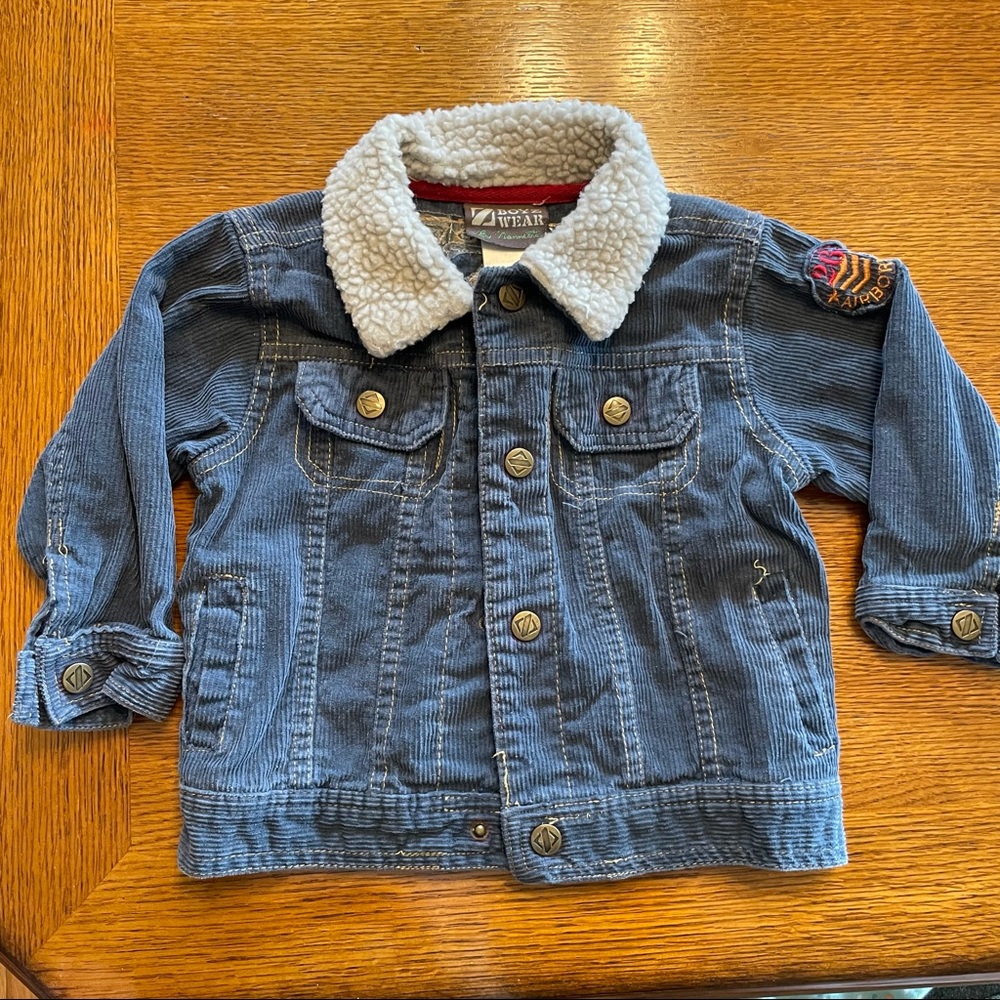 24 Month Blue Corduroy Jacket